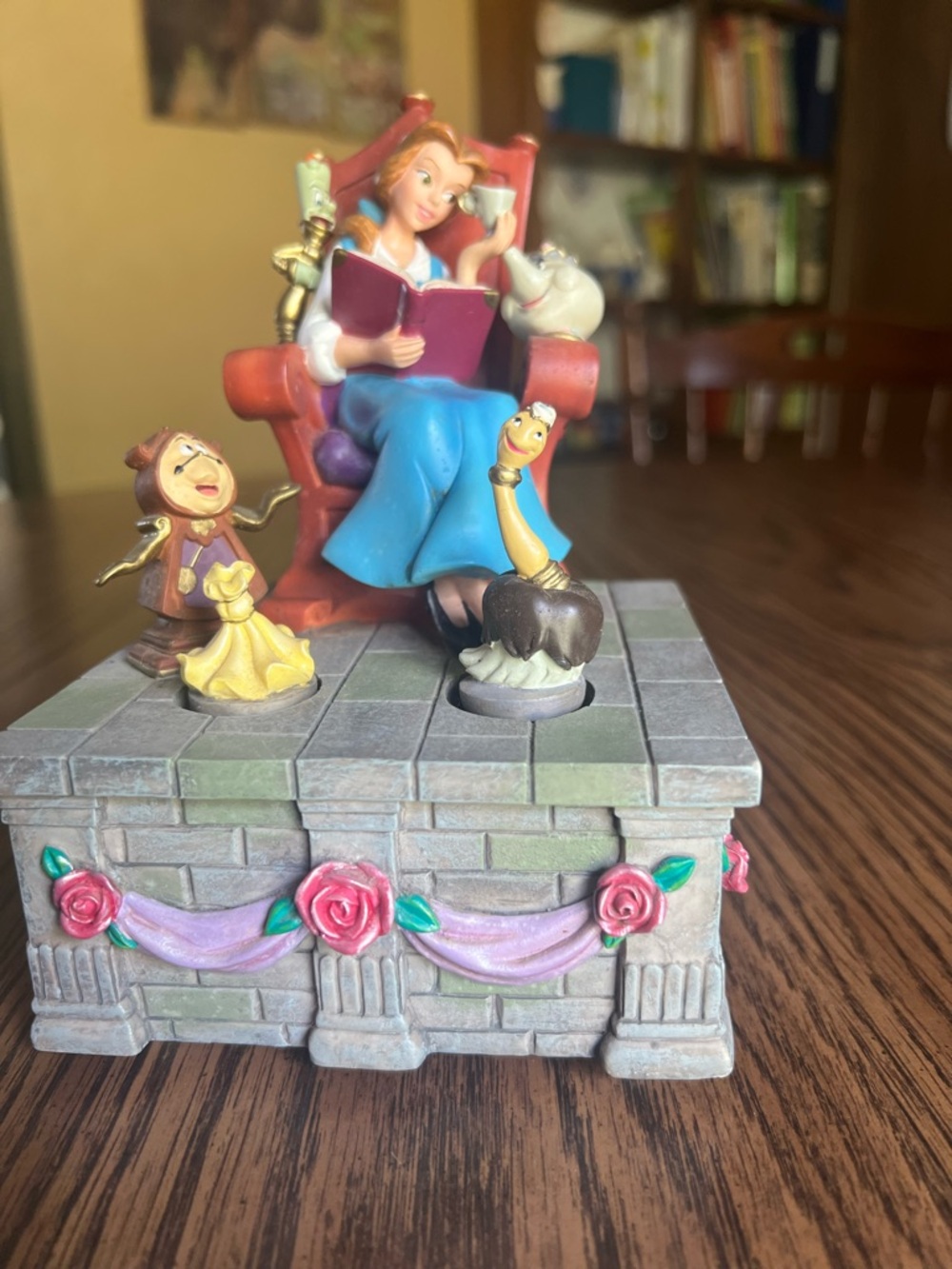 Vintage  "Be Our Guest" Disney Beauty and the Beast Music Box